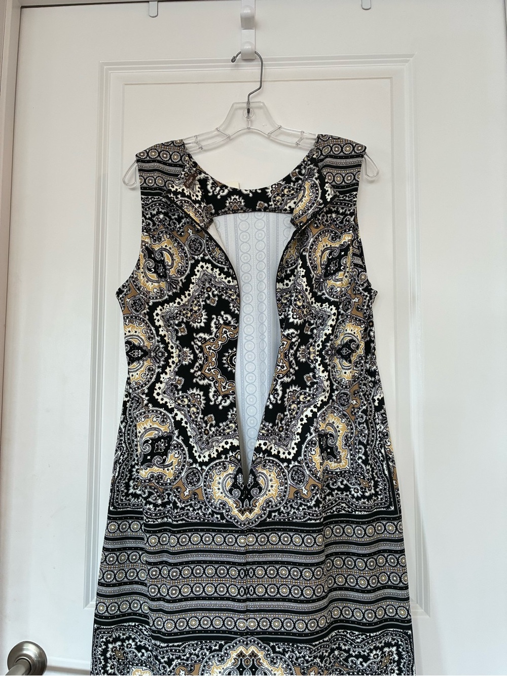 NWT J. McLaughlin Catalina Cloth sleeveless geometric paisley shift dress. XL - Picture 10 of 16